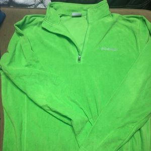 Columbia fleece quarter zip jacket
